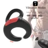 Мужские пенис -массажер вибраторы вибраторы для мужчин мастурбаторы дистанционное управление петуховое кольцо Пояс для хвости