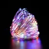 Strings Year Christmas Decoration Lamp Copper Wire Led Garland Fairy Light String With Remote Control For Indoor Home LightsLED