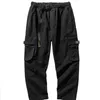 Seitentaschen Cargo Harem Jogger Hosen Männer Militär Armee Grün Casual Harajuku Streetwear Sweatpant Männlich Baggy 220719