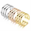 Frau Gold Ring Band Edelstahl verstellbare mehrschichtige Knuckle Ringe für Frauen Mode edlen Schmuck Geschenk