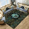 Teppiche, Bohemian-Stil, großer Teppich, Schlafzimmer-Nachttischteppich, florale Bodenmatte, Wohnzimmer-Pad für Heimdekoration, Alfombras Para Sala Hogar Pr￡ctico