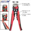 HSC8 6-4/6-6 Crimping Pliers Kit YE-1R Stripping Cutting Plier 1020pcs/box Tube Terminal Suit YEFYM Brand Electric Tools Set 220428