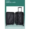 Bagaż wodoodporny i odporny na zużycie uniwersalne kółko Mute Trolley Cal Ultralight Duża pojemność kod podróży walizka J220707