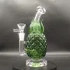 8 pollici Bong inebriante Design ananas Narghilè Bong in vetro Dabber Rigs Bong d'acqua Pipa da fumo 14mm Ciotola comune Tubi d'acqua Bong