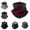 Berets Men Women Thermal Warm Fleece Snood Scarf Neck Warmer Half Face Mask Cover Ski Cold Weather Outdoor Accessories