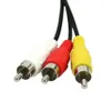 USB TO 3 RCA Phono RED WHITE YELLOW CABLE AV AUDIO VIDEO LEAD UNIVERSAL