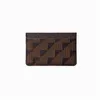 Wholesale Fashion Credit Card Holders Women Mini Wallets High Quality Genuine Leather Men Designer Pure Color Card Holder Wallet With Box