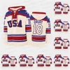 Team di hockey Vipceomit Jersey con cappuccio Lace-up Justin Abdelkader Colin Blackwell Blake Wheeler Jack Drury Brianna Decker Cole Caufield Alex Gaffney Brian