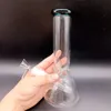 Mini 8.5 inch Straight Type Glass Water Bong Hookahs with Thick Base Female 18mm Joint