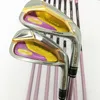 جولف إيرونز نساء 4star Honma S-06 Golf Clubs 5-11 A S يمين نادي Iron Set L Flex Graphite Shaft