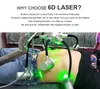 Språkanpassningsbar uppgraderad vertikal 3 i 1 6D Lipo Laser EMS Cryolipolysis Machine Grönt ljus/rött ljus Fettfrysande bantningsutrustning