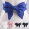 Belts Elastic Wide Women Belt Waistband Bowknot For Longer Bind Straps Ties Big Bow Ladies Dress DecorationBelts