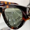 22ss مصمم أزياء نظارات شمسية SLM94 النظارات الشمسية للإطار للمرأة M94 UV400 العدسات الواقية المغلفة السيدات النظارات الفاخرة مع القضية الأصلية