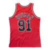 3# Iverson 32# O'Neal 41# Nowitzki 91# Rodman 33# Pippen Basketball Jersey