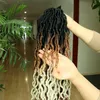 Synthetische Gehaakte Vlechten Haar Gypsy Locs Godin Faux Locs Afro Krullen Krullend Gehaakte Fake Hair Extensions Voor Vrouwen