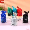 TG805 Mini Wireless Bluetooth Speaker Wireless Earphone Two-in-One TWS Subwoofer Stereo Hands-Free Multi-Function TF Card FM