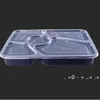 wholesale Food grade PP material take away food packing boxes high quality disposable bento box for restaurant GCF14318