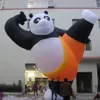Riesiger 13,2/20 Fuß aufblasbarer Kung-Fu-Panda-Ballon-Cartoon im Freien für Werbung
