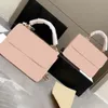 عالي الجودة من الذهب بوكيل كيس حجم Lingge Lingge Handbag Craft Chain Bag Leather Leather Women One Counter Messenger أكياس سعة كبيرة