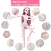 60 cm BJD SD Doll Normal Skin Makeup Naken Förändrade ögon med skor 1 3 DIY Toys for Children Girls Gift313q