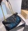 Luxurys Designers Borsa a tracolla Donna Crossbody Totes Zaino LOULOU Borsa a mano Seam Leather Ladies Metal Chain Borse a tracolla a conchiglia di alta qualità