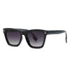 Solglasögon Classic Vintage Stripe Square Women Men Fashion Design Trend Rivet Driving Sun Glasses For Female UV400
