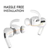 3 pares acessórios de fone de ouvido ganchos de orelha de silicone macio para Airpods Pro Anti-Slip Earbuds cobrem dicas + bolsa para vagens de ar da maçã