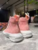 2023 Designer Squad Sneaker Boots Fashion Beaubourg But But Calfskin Chunky Martin Winter Ladies Silk Cowhide Platforma Platforma High Sneakers