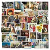 New Sexy 52PCS World Artist Work Oil Painting Aesthetic Stickers DIY Luggage Guitar Fridge Laptop Cool Graffiti Sticker Ins Kid Toy Decal