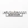 Party Decoration 1PC Let’s Go Brandon Edition Car Sticker för Auto Truck 3D Badge Emblem Decal Auto Accessoarer 12.5x3.1cm Partiage