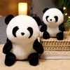 18 CM Bella Panda Animale Peluche Bambola di Pezza Giocattolo Divano Sedia Divano Letto Decorazione Cuscino Del Fumetto Kawaiii Bambole Ragazze Amante regali