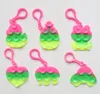 New rat killing animal key chain suction cup small decompression toy suction silicone pendant manufacturer