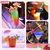 144pcs Paper Cocktail Parasols Paraplu's Drinks Picks Wedding Event Party Supplies Holidays Cocktail Garnishes Holders F0705X