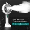 Bärbar atomiserfläkt Vatten Spray Misting Cooling Fan USB Laddningsbar luftfuktare Fuktgivande enhet Mini 3 Gear Water Mist Fan272781530