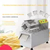 Novo Máquina de corte de batatas fritas elétricas Comercial Comercial totalmente automático de batata doce Potata Batata Taro Cutter