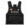 Bulletproof Plate Carrier Casual Fashion Tactical Vests Mens Womens Outdoor Climbing Protective Vest Hip Hop Tank Tops Motorcycle Waistcoat Pocket Plates Holder