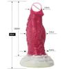 Nxy Dildos Dongs 2022 New Arrivals Huge Knot Silicone Dildo Suction Cup Flexible Anal Plug G spot Stimulate Sex Toys for Women Couples 220511