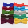 Bow Ties Mens Solid Color Tie Flexible Bowtie Smooth Slips Soft Cotton Linen Fjäril Dekorativ mönster Fier22