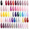 NXY Nail Gel Matte Franse Stijl Polsih 2 stks Set Hybride Semi Permanente UV LED Base Top Coat Art Manicure 0328