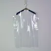 10pcs/Lot Plastic Transparent Dust Cover Garment of Clothes Hanging Pocket Storage Bag Wardrobe Clothing Non Disposable 220427