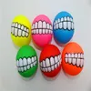 Dog Toys 6 slags husdjur leksaker i olika färger 7,5 cm emalj Vocal Teeth Training Ball Toy Dog Supplies