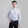 Men's Casual Shirts High Quality small Horse embroidery long sleeve summer anti-wrinkle Black and white Polos Plaid button down shirts Mens clothing Top 6 ZHWY