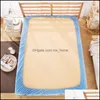 Bedspread Bedding Supplies Home Textiles Garden Frosted Solid Color Bed Sheet Brown Cushion Er Mattress Protector 1.8 M Non-Slip Polyester