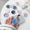 Uniwersalny marmurowy uchwyt na telefon komórkowy Bracket z torbą Opp Rozszerzalne uchwyty na telefon komórkowy dla iPhone'a Samsung