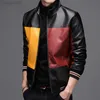 2022 New Japanese Leather Men Winter Leather Gram Men Baseball Uniform Regolazione del colore Plus Velvet Men Pu Leather Jacket L220801