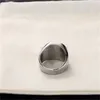 Anillos de banda Hombres Retro 925 Plata esterlina Diseñador Pareja Moda Mujer Cuadrado Casual Hip Hop Amor Adornos Joyería de lujo Regalo con caja 23ess