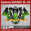 Body motocyklowe dla Daytona600 Daytona650 02-05 Bodywork 132NO.0 Cowing Daytona 650 600 CC 02 03 04 05 Daytona 600 2002 2003 2004 2004 2005 ABS Factory Factory