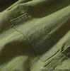 Męskie okopy płaszcze armia zielony w stylu UE High Street Coats vintage długie okopy odzież płaszcze t220809