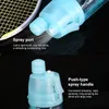 Botella de agua de spray de 600 ml Fitness portátil Vumor portátil Copa de plástico transparente con bicicleta de testimonio de paja al aire libre 220316