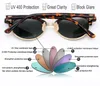 Designer Round Sunglasses for Woman 4246 Brand UV400 Protection Sun Glasses for Men Vintage Shades Plank Frame Flash Mirror Glass 9589661